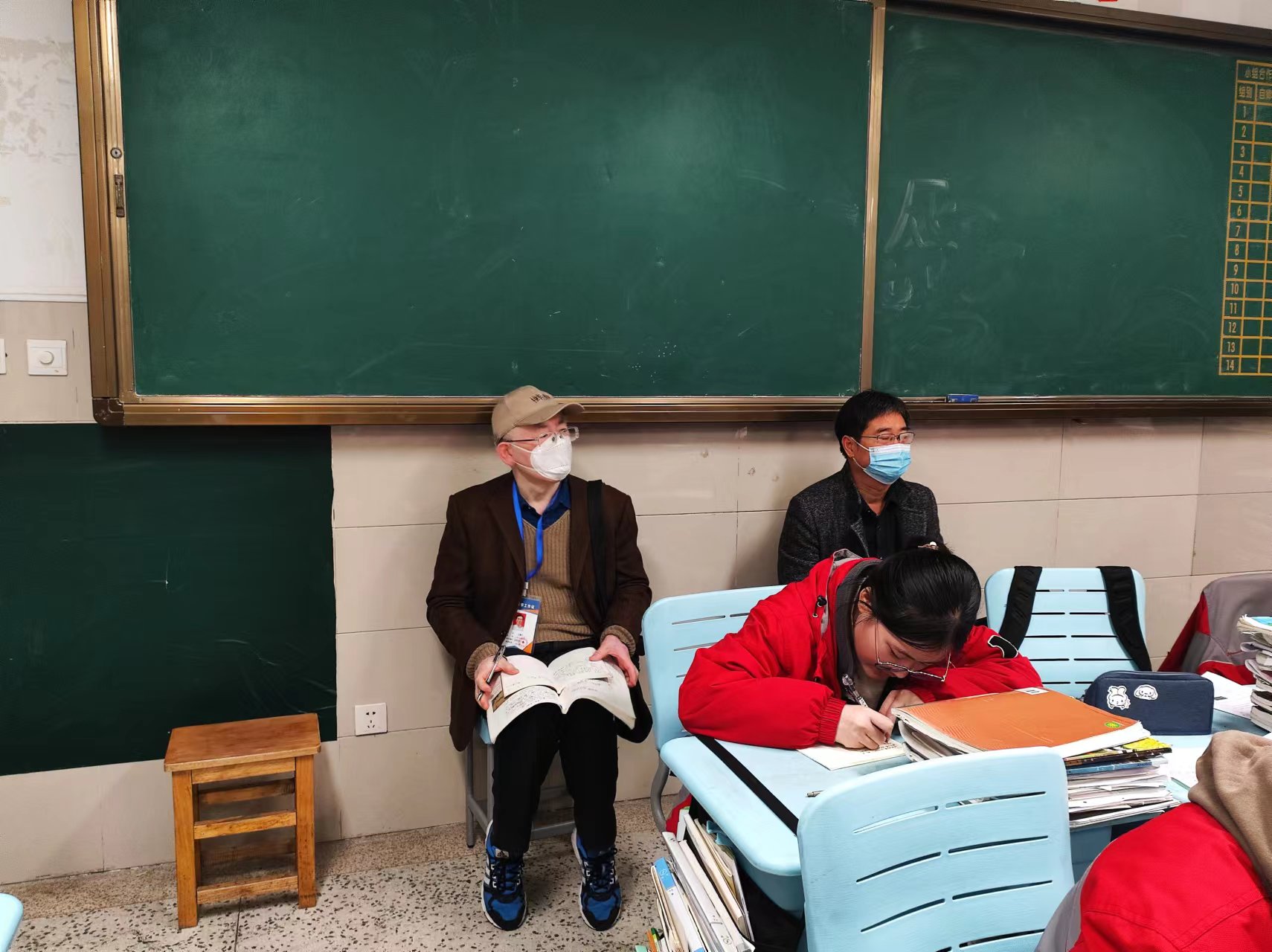 市教育局督学到我校进行督导检查徐州市第二中学